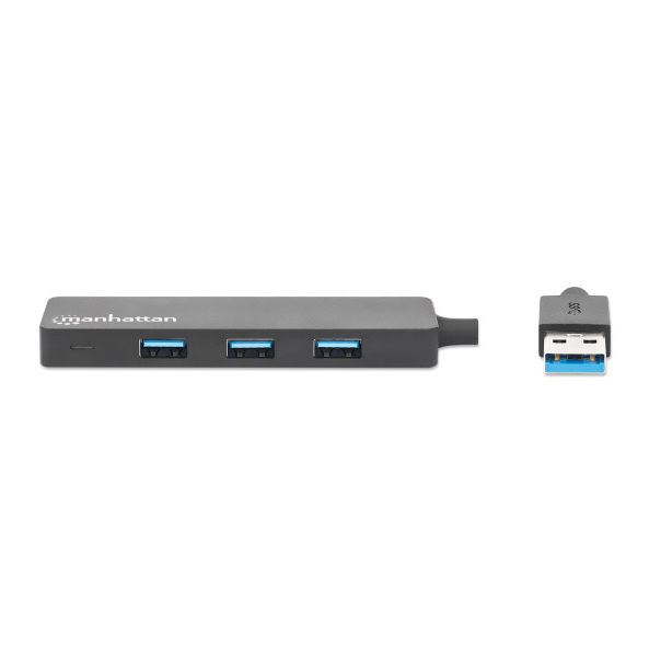 USB HUB 4port Manhattan 164900 3.2 G1/5Gbps/Crni - EP3020295