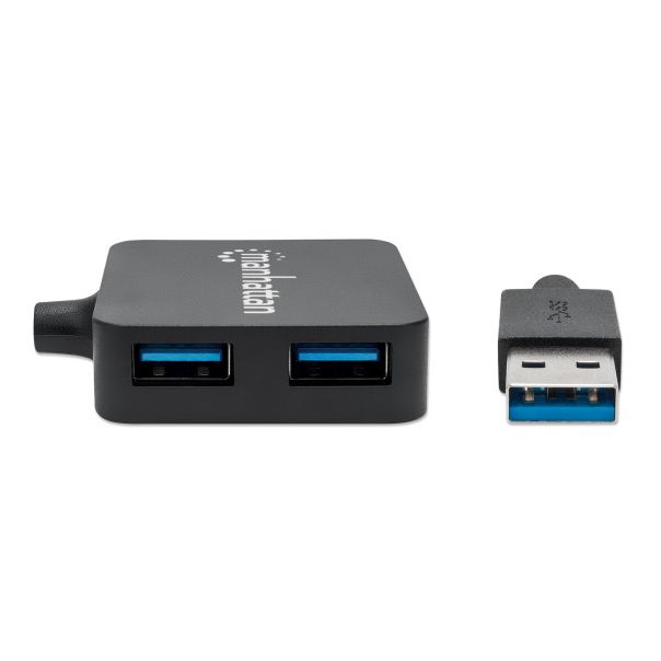 USB HUB 4port Manhattan 162296 3.2 G1/5Gbps/Crni - EP3090156
