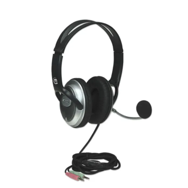 Slušalice sa mikrofonom Manhattan Classic 175555, black - EP2950741