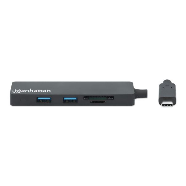 USB-C HUB 3port Manhattan 164948 3.2 G1/5Gbps/CR/Crni - EP2923478