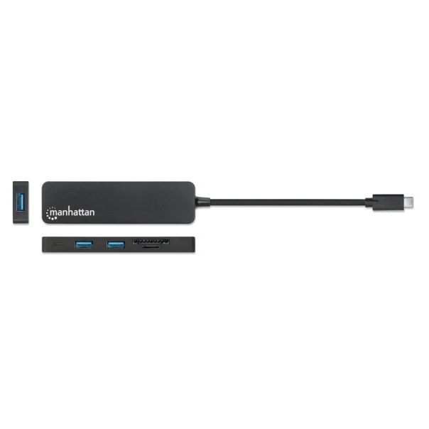 USB-C HUB 3port Manhattan 164948 3.2 G1/5Gbps/CR/Crni - EP2923478