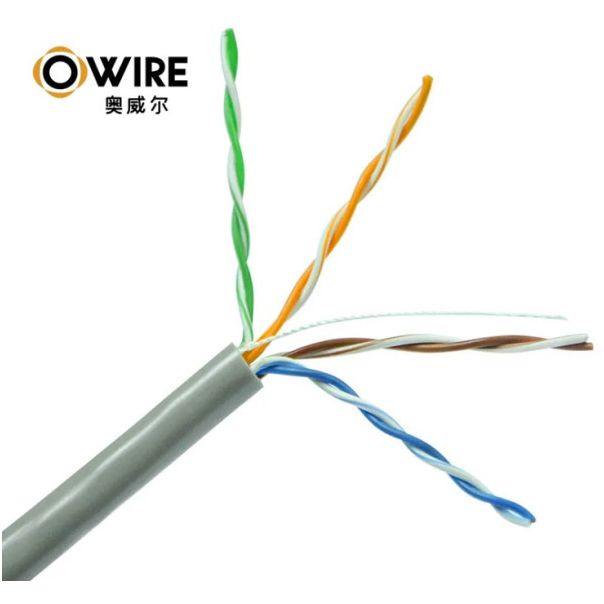 LAN UTP kabl OWIRE Cat5E Solid/CCA/0,5mm/Sivi/305m - EP2840000
