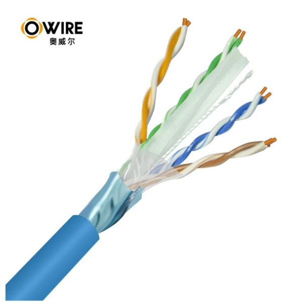 LAN FTP kabl OWIRE Cat6 Solid/CCA/0,56mm/Plavi/305m - EP2851476