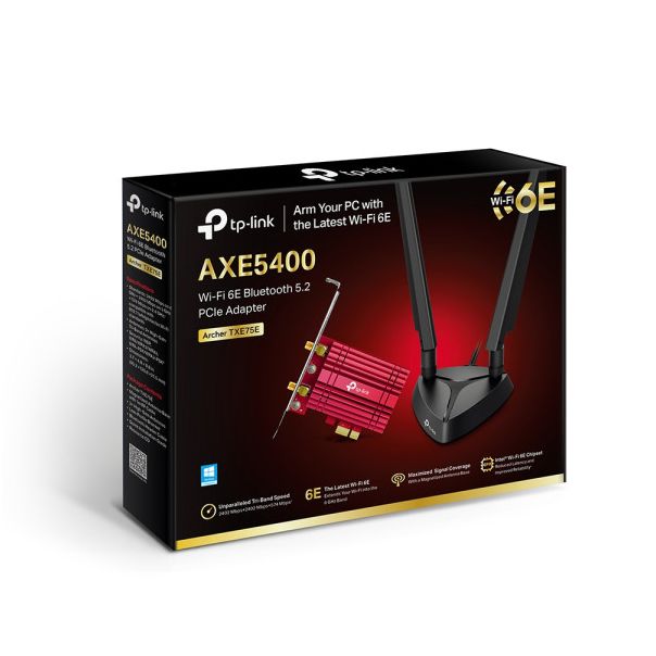LAN MK PCI-E TP-Link Archer TXE72E WiFi 6 AX5400 dual band 2xExterna antena - EP2977755
