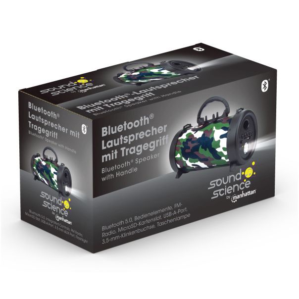 Bluetooth zvučnik Manhattan 165341 3W/3.5mm/USB/CR - EP2850776