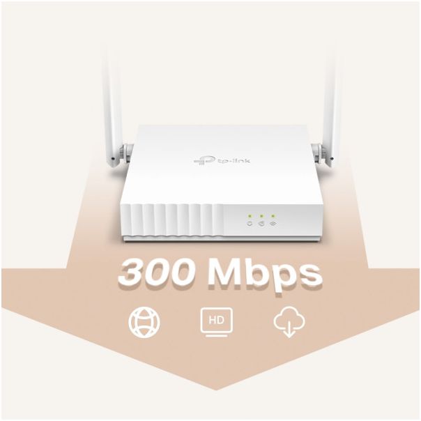 LAN Router TP-LINK TL-WR820N WiFi/300Mb/s /1xWAN/2xLAN - EP3089165