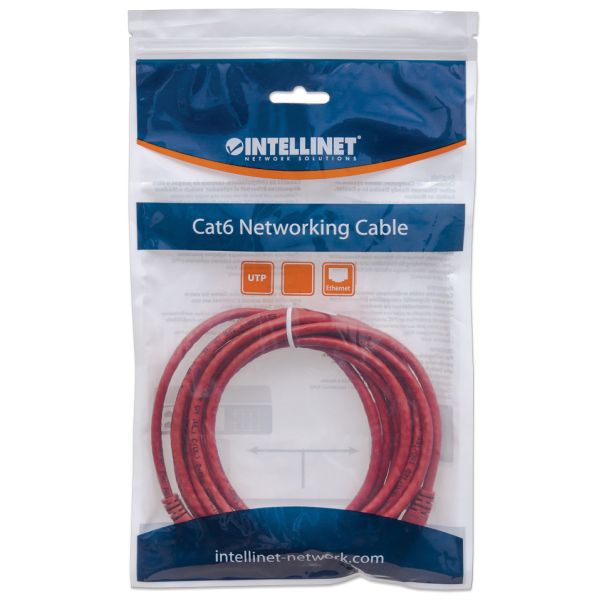 LAN UTP kabl intellinet 342179 Cat6 CCA/Crveni/3m - EP3108918