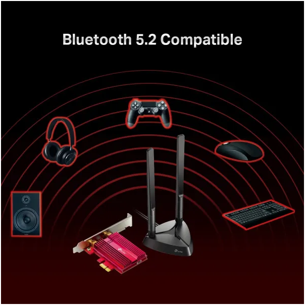 TP LINK TP-LINK AX3000 Wi-Fi 6 Bluetooth 5.0 PCIexpresa adapter2402Mbps 574Mbps 2 antene high gain - ARCHER TX3000E