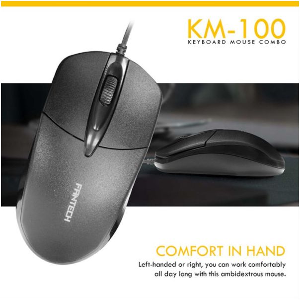 Tastatura + Mis USB Fantech GO KM-100 US crna - EP2914684
