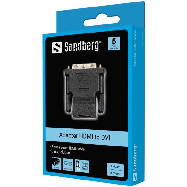 Adapter Sandberg 507-39 DVI-M - HDMI-F - EP2851108
