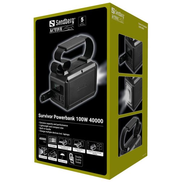 Powerbank Sandberg SURVIVOR 421-14 40000mAh 100W - EP2939362