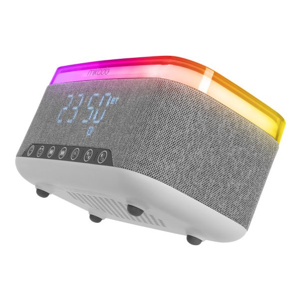 Zvučnik Mikado MD-W8 1200mah, 10W lampa/alarm/wireless punjač/sivi - EP2843092