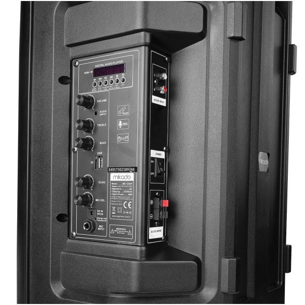 Zvucnik Mikado MD-125KP 40W USB, Bluetooth, micro SD crni - EP2843200