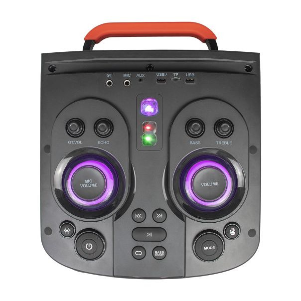 Zvucnik Mikado MD-104KP 200W, 12V 14000mAh USB, Bluetooth, micro SD crni - EP2847198