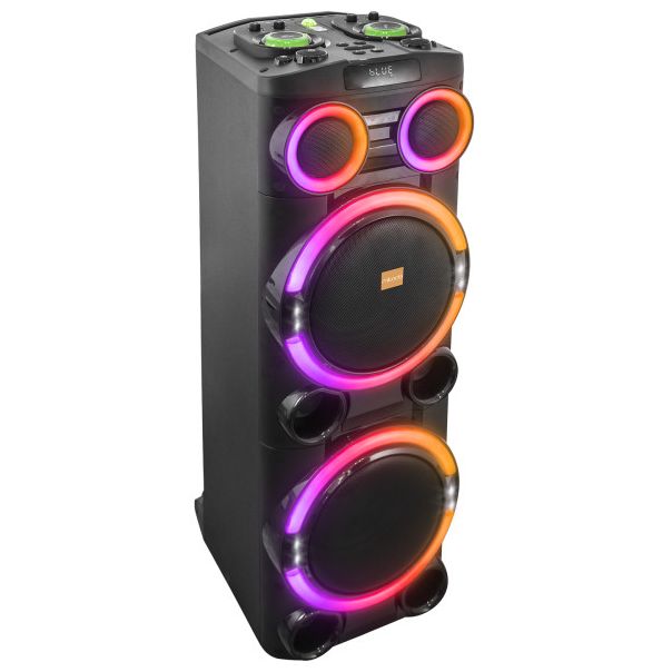 Zvucnik Mikado MD-104KP 200W, 12V 14000mAh USB, Bluetooth, micro SD crni - EP2847198