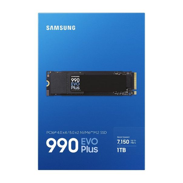 SSD M.2 NVMe 1TB Samsung 990 EVO Plus 7150/6300MB/s MZ-V9S1T0BW - EP3042487
