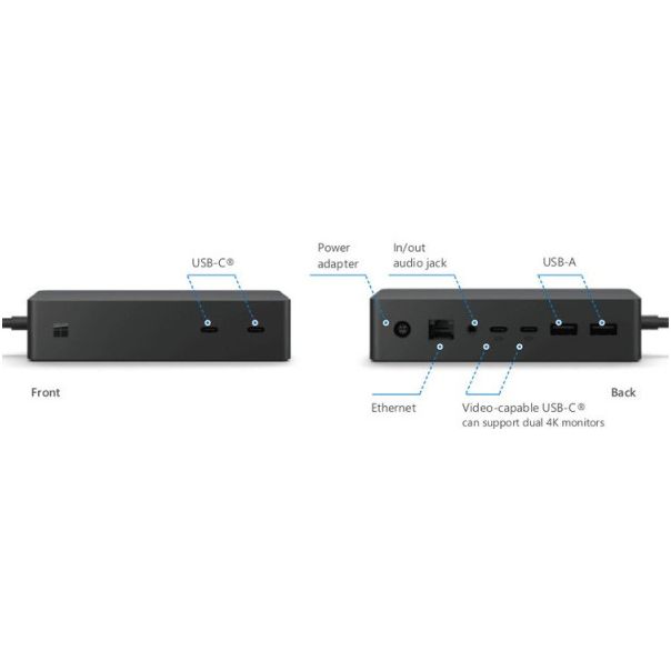 Microsoft Surface Pro/Book Docking Station USB-C x 4/1GK-00002 - EP2942680