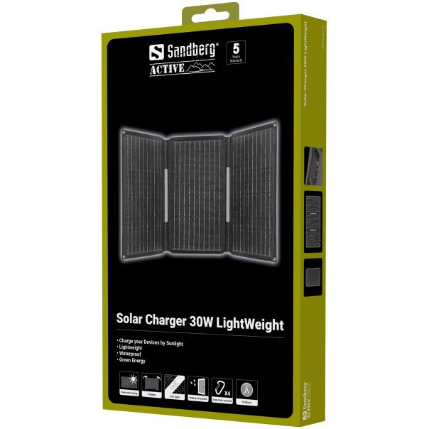 Solarni punjač Sandberg 421-19 30W USB+USB-C/DC/ - EP2939756