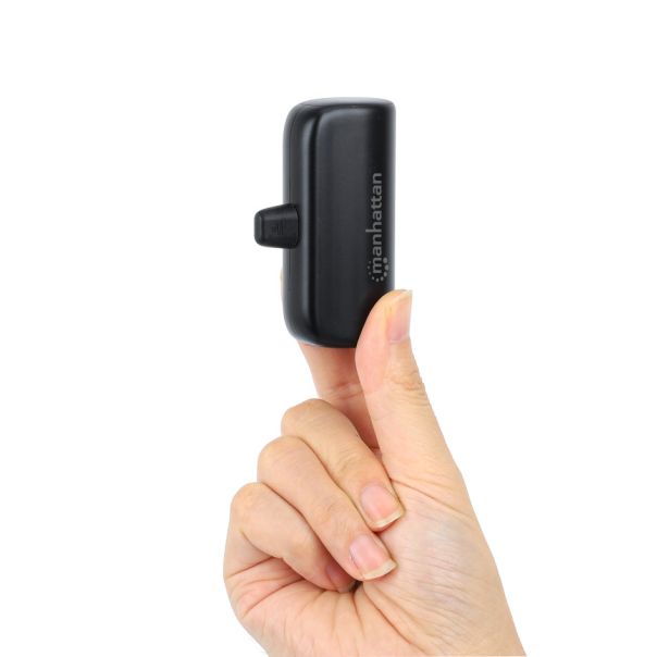 Powerbank Manhattan 1026336 5000mAh 10W/Black/USB-C - EP2940649