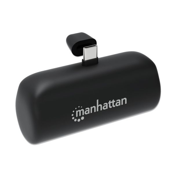 Powerbank Manhattan 1026336 5000mAh 10W/Black/USB-C - EP2940649