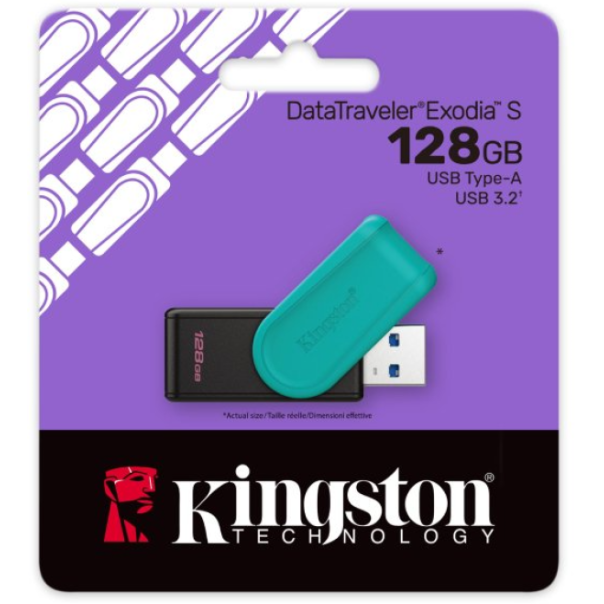 USB Flash Kingston 128GB DataTraveler Exodia USB3.2, DTXS/128GB - EP2922598