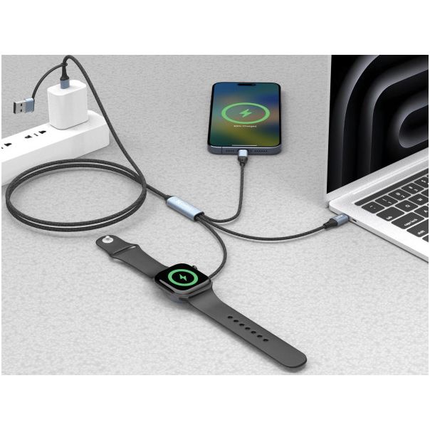 Kabl Sandberg 3u1 441-69 2xUSB-C/Mag Safe/100W - EP2941278