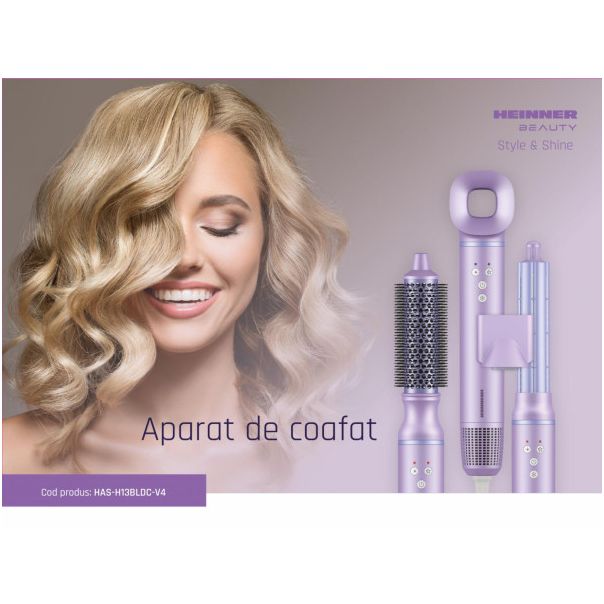Styler za kosu HEINNER HAS-H13BLDC-V4/1300W/roze - EP2839360