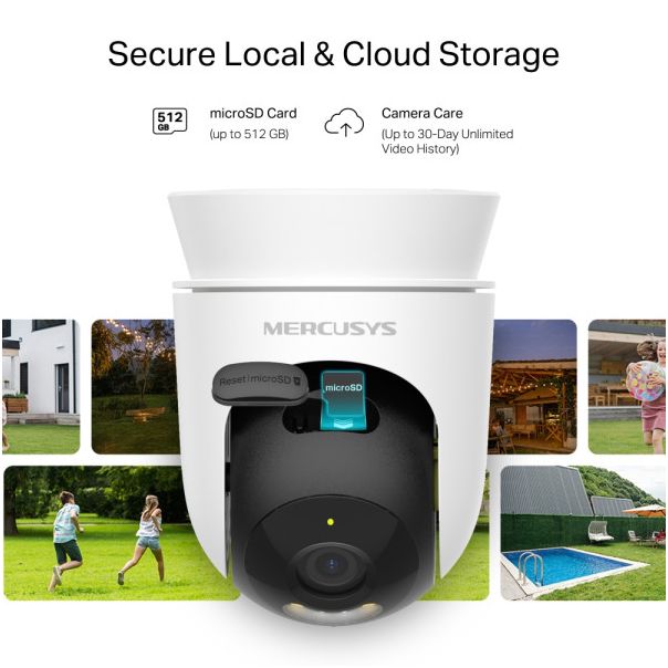 WiFi kamera Mercusys MC500 PTZ/FHD/Micro SD/Outdoor - EP2862171
