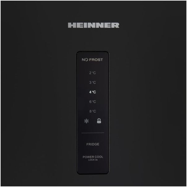 Kombinovani frižider HEINNER HF-HM415NFDXE++ 415l/70x178cm/No frost/crni - EP2862186