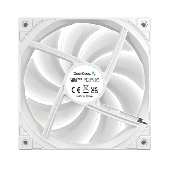 DEEPCOOL Ventilator 140mm FD14 ARGB, R-FD14-WHAPN1-G - EP3020853