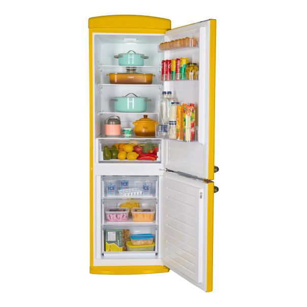 Kombinovani frižider Fram FC-VRR341YLE++/340l/60x190/žuta - EP2891685