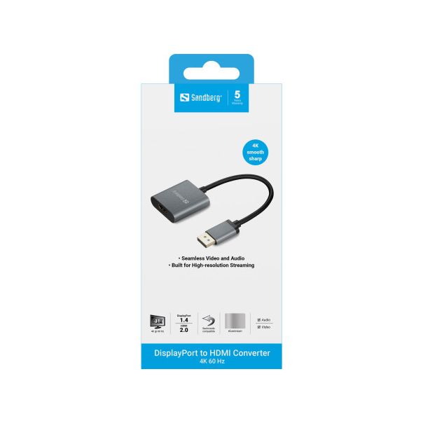 SANDBERG Adapter DisplayProt 1.4- HDMI M/F 2.0 4K 509-19 - EP2936171