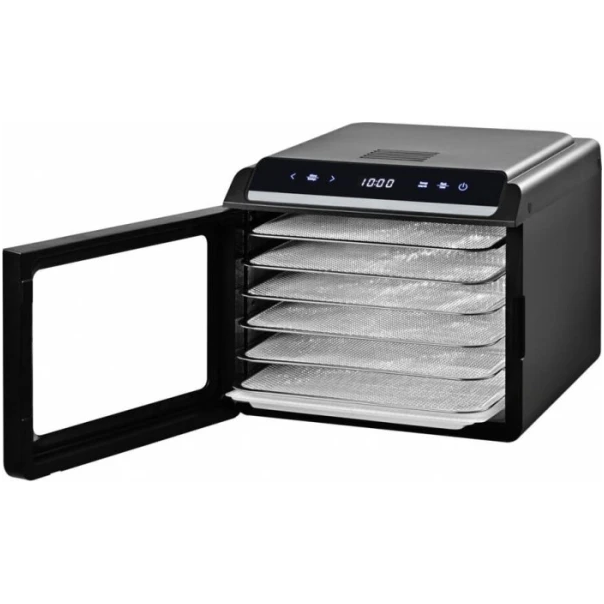 Dehidrator HEINNER NATURE DRY HFD-KD600BK/500-600W/6 mesta/75c/timer - EP3079970