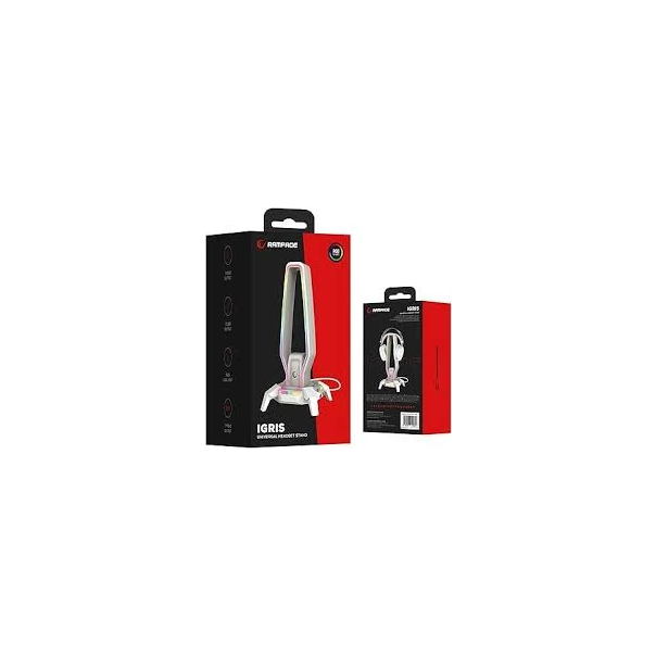 Nosač za slušalice Rampage RM-H27 RGB beli 42763 - EP3098628