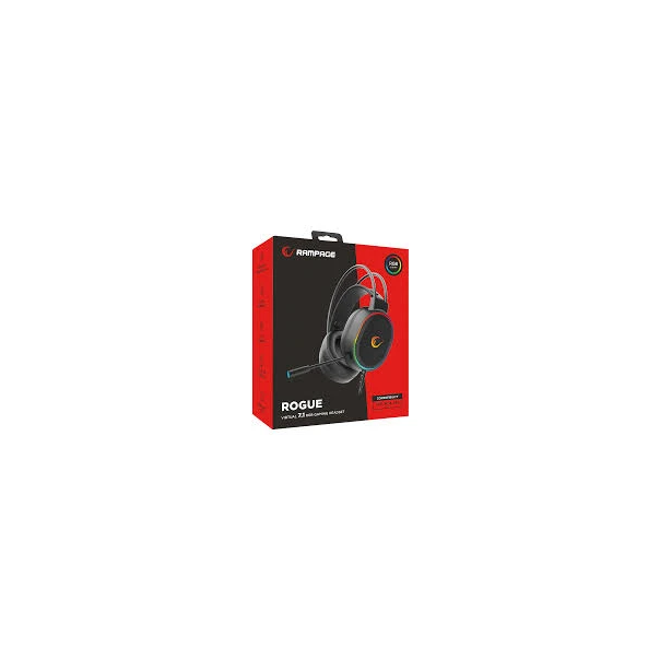 Slušalice žične gaming Rampage ROGUE RGB crne 36162 - EP3098670