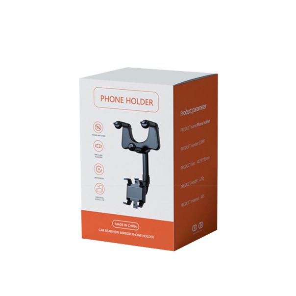 Držač za mobilni telefon za retrovizor 360, crna - D1016