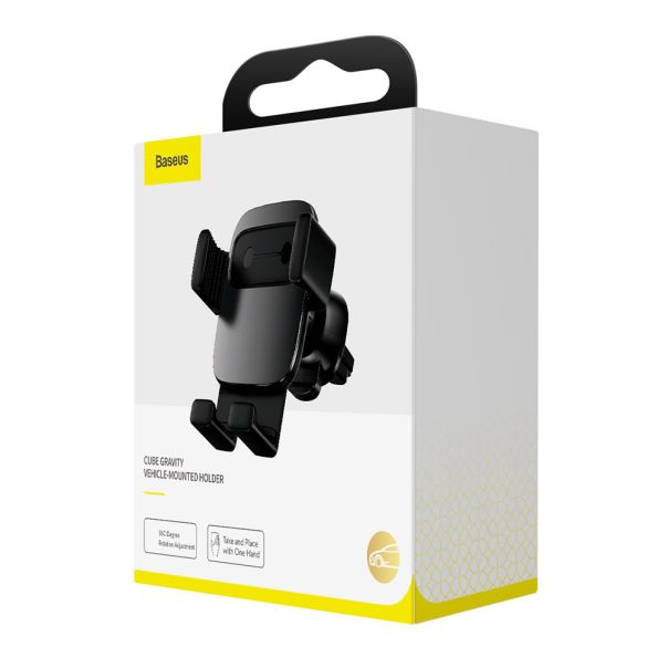 Držač za mobilni telefon BASEUS Cube Gravity, crna - D1027