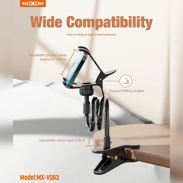 MOXOM Držač za mobilni telefon MX-VS63, crna - D1060