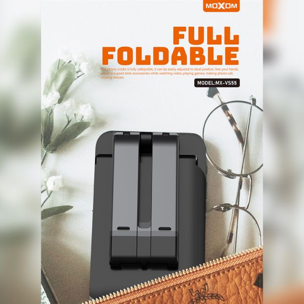 MOXOM Držač za mobilni telefon MX-VS55 stoni, crna - D1065