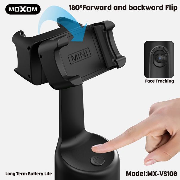 MOXOM Držač 360 Face tracking MX-VS106, roza - D1069