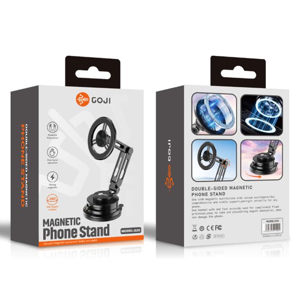 Držač za mobilni telefon Goji G20 magnet i vakum crni - EP2939287