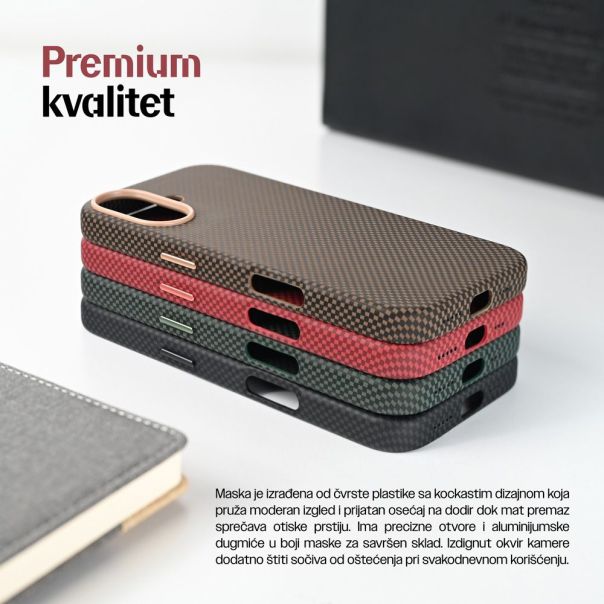 Maska za iPhone 17 Pro 6.3 crvena Magsafe Urban Cube - 224330