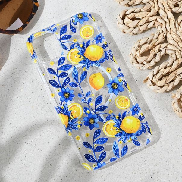 Maska za iPhone 11 Pro Max 6.5 Mediteran Lemon Print Magsafe - 8020855