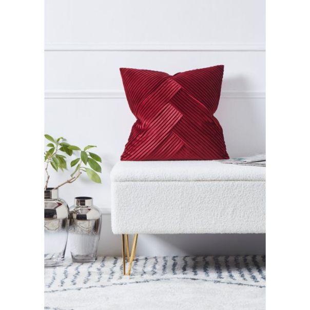 EGLO Dekorativni jastuk 45x45cm Shoura, crvena - 420265