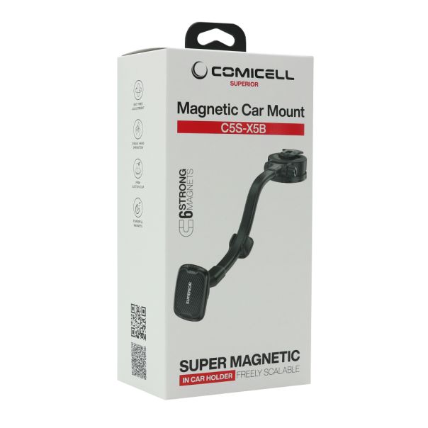 COMICELL Superior Držač za mobilni telefon C5S-X5B (magnet i vakuum), crna - D2003