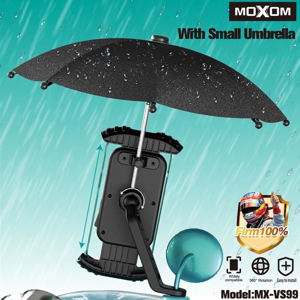 MOXOM Držač za mobilni telefon MX-VS99 za bicikl, crna - D2013