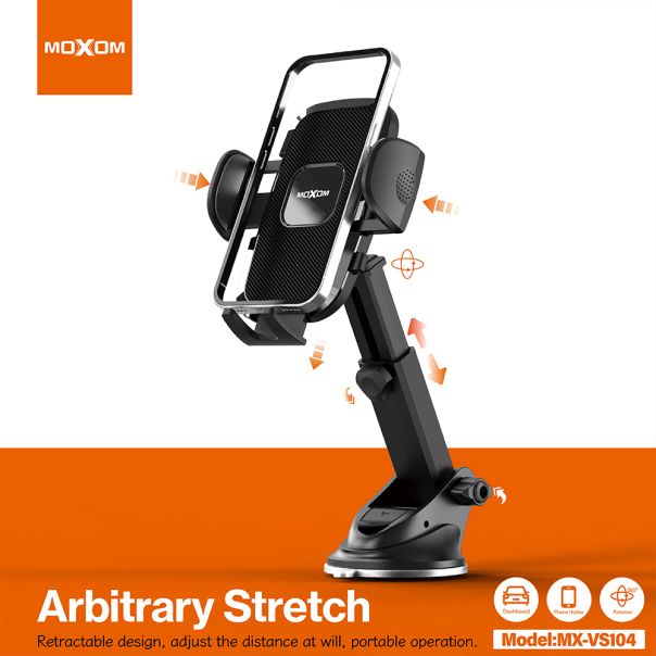 Držač za mobilni telefon Moxom MX-VS104 vakum crni - EP2943641