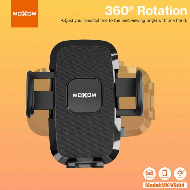 Držač za mobilni telefon Moxom MX-VS104 vakum crni - EP2943641