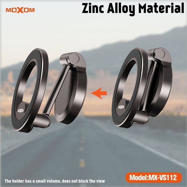 MOXOM Držač za mobilni telefon MX-VS112 magnet, crna - D2019