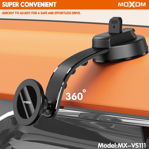 Magnetni držač za mobilni telefon Moxom MX-VS111, crna - D2021